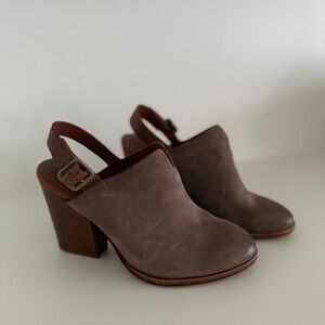 Kork-Ease Brown Slingback Heels size-6